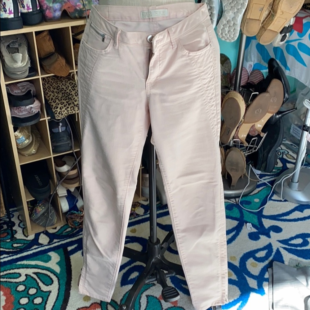 Zara basic denim light pink jeans